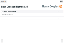 Tablet Screenshot of bestdressedhomes.us