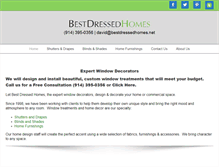 Tablet Screenshot of bestdressedhomes.net